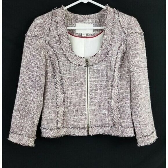 3/$25 Banana Republic size 0 Blazer Front Zipper - Picture 2 of 6